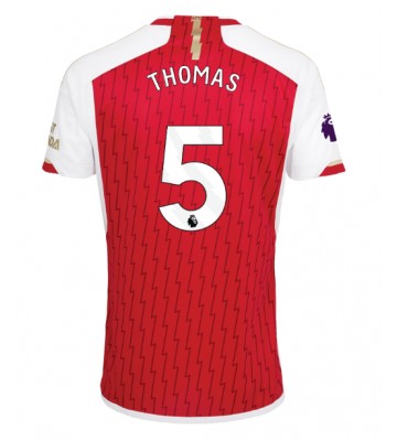 Arsenal Thomas Partey #5 Replica Home Stadium Shirt 2023-24 Short Sleeve